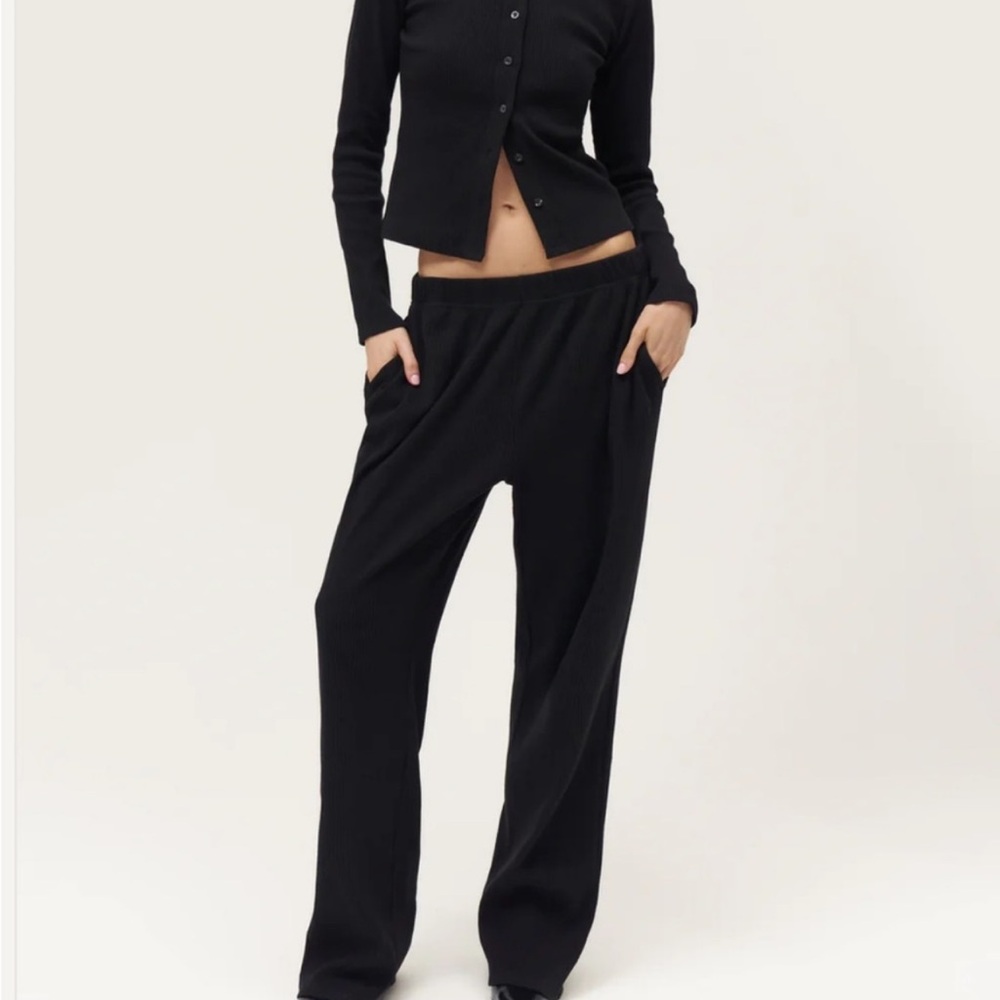 Maebe Awayday Pleated Black Pants